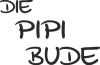 Pipi Bude Schriftzug